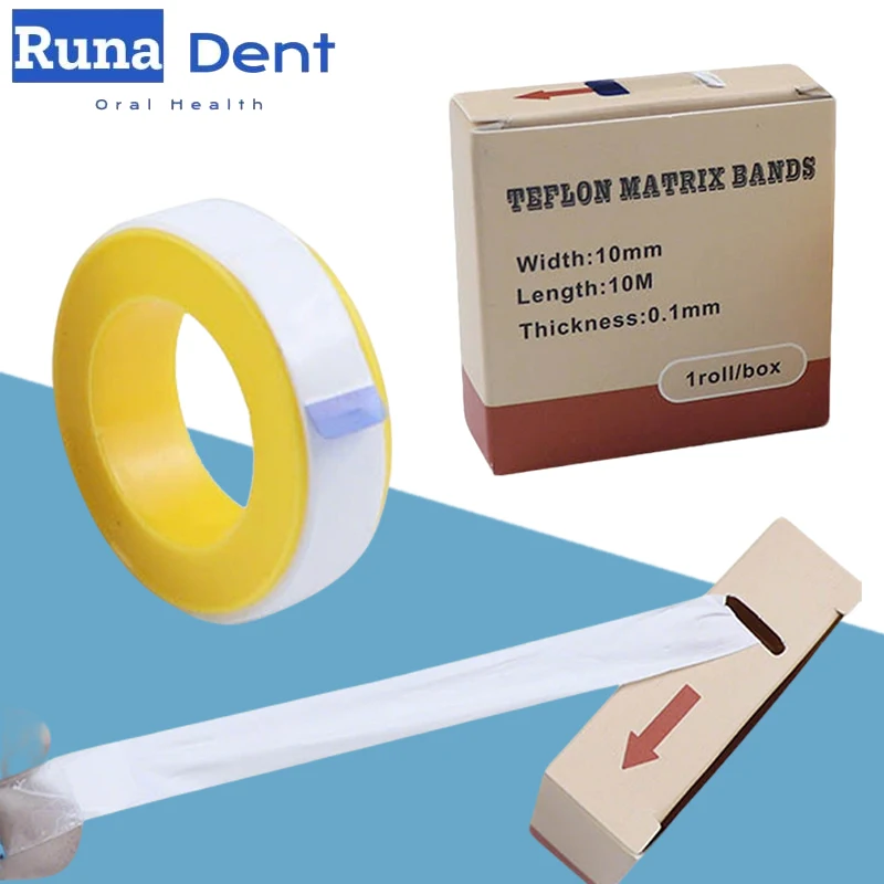 5Roll Dental Teflon Matrix Bands Smooth White Strips No-Residue Matrices For Teeth Restoration Dental Supplies
5Roll Dental Teflon Matrix Bands Smooth White Strips No-Residue Matrices For Teeth Restoration Dental Supplies