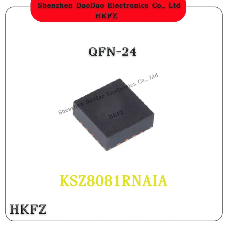 5Pcs KSZ8081RNAIA KSZ8081RNAIA-TR KSZ8081 QFN-24 Ethernet physical layer transceiver chip IC new original
5Pcs KSZ8081RNAIA KSZ8081RNAIA-TR KSZ8081 QFN-24 Ethernet physical layer transceiver chip IC new original