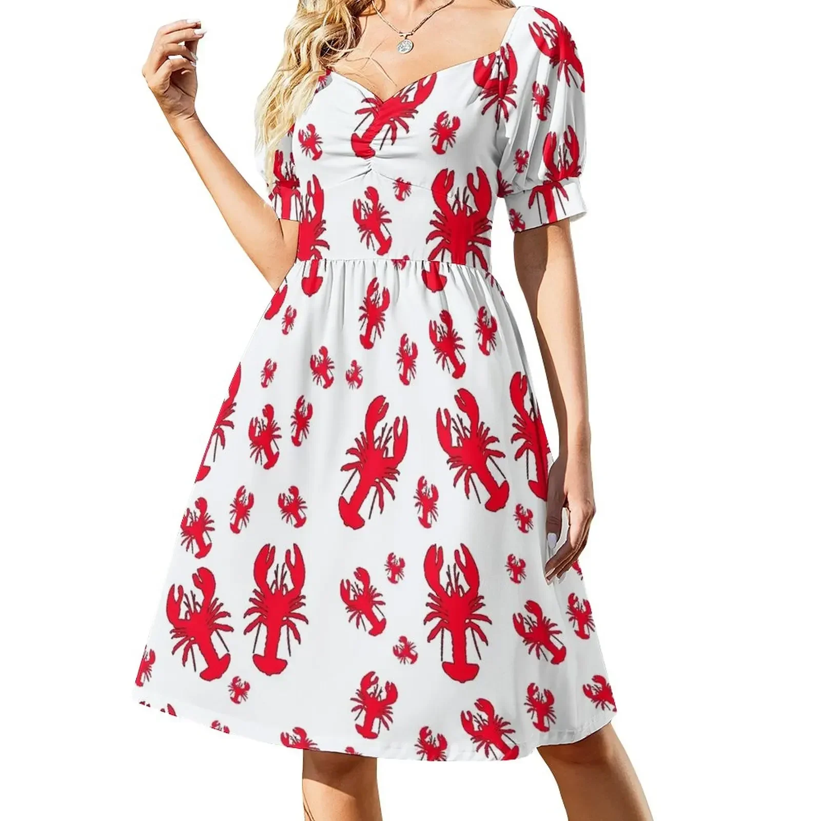 All Over Lobster Print Sleeveless Dress beach dress evening dresses luxury 2025 Dress
All Over Lobster Print Sleeveless Dress beach dress evening dresses luxury 2025 Dress
