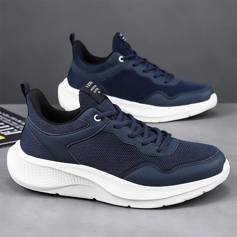 Men's Summer Breathable Mesh Running Shoes Lightweight Casual Black Work Shoes Anti-slip Deodorant Soft Bottom Trendy Sneakers
Men's Summer Breathable Mesh Running Shoes Lightweight Casual Black Work Shoes Anti-slip Deodorant Soft Bottom Trendy Sneakers