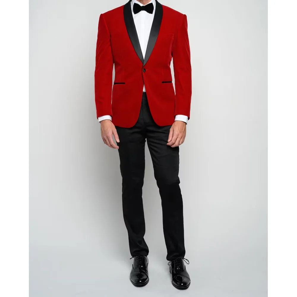 Luxury Men's Suits Single Breasted One Button Black Shawl Lapel Slim Fit 2 Skinny Piece Jacket Pants Prom Party Outfits Custom
Luxury Men's Suits Single Breasted One Button Black Shawl Lapel Slim Fit 2 Skinny Piece Jacket Pants Prom Party Outfits Custom