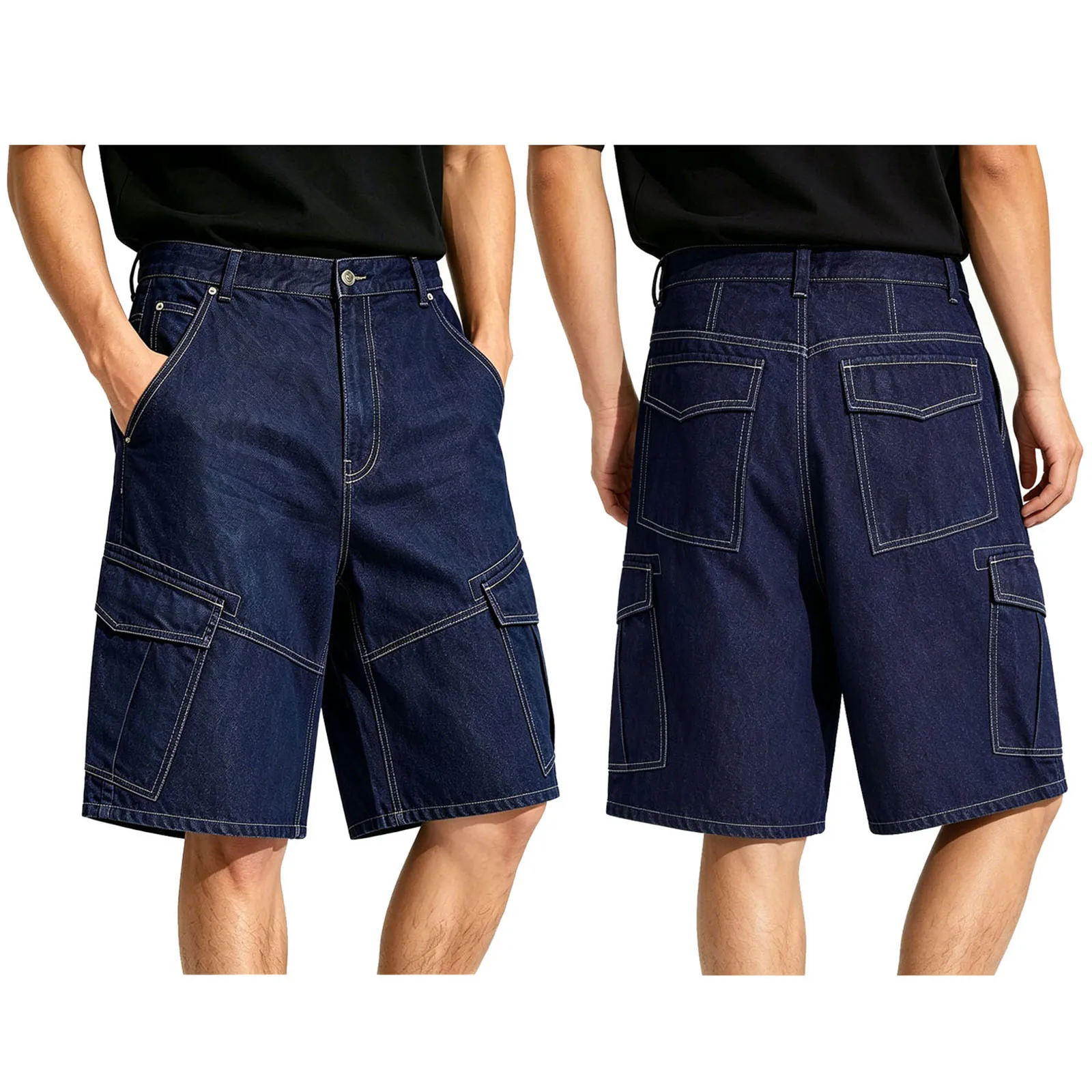 Men Summer Jean Shorts Vintage Distressed Loose Denim Joggers Shorts with Pockets for Workout Beach Streetwear
Men Summer Jean Shorts Vintage Distressed Loose Denim Joggers Shorts with Pockets for Workout Beach Streetwear
