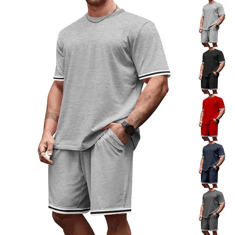 Loose Short Sleeve Men's Casual Set 2025 Large Size Color Summer T-Shirt And Shorts Male Fashion Ensemble
Loose Short Sleeve Men's Casual Set 2025 Large Size Color Summer T-Shirt And Shorts Male Fashion Ensemble