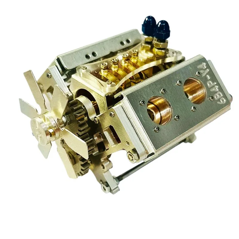 For V4 Engine Model, Power Engine, Strong Magnetic Piston DC Motor, All-metal CNC Crankshaft
For V4 Engine Model, Power Engine, Strong Magnetic Piston DC Motor, All-metal CNC Crankshaft