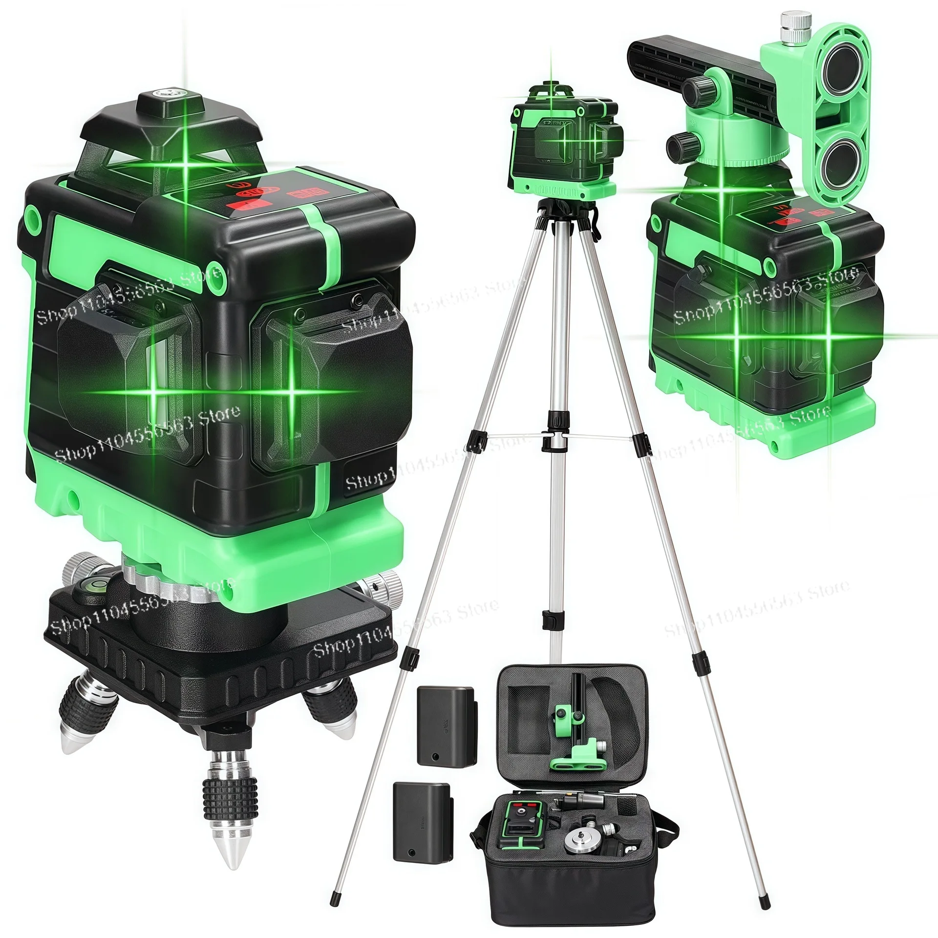 12 16-wire laser infrared automatic leveling grounding instrument B12 full set of dual electric + tripod
12 16-wire laser infrared automatic leveling grounding instrument B12 full set of dual electric + tripod