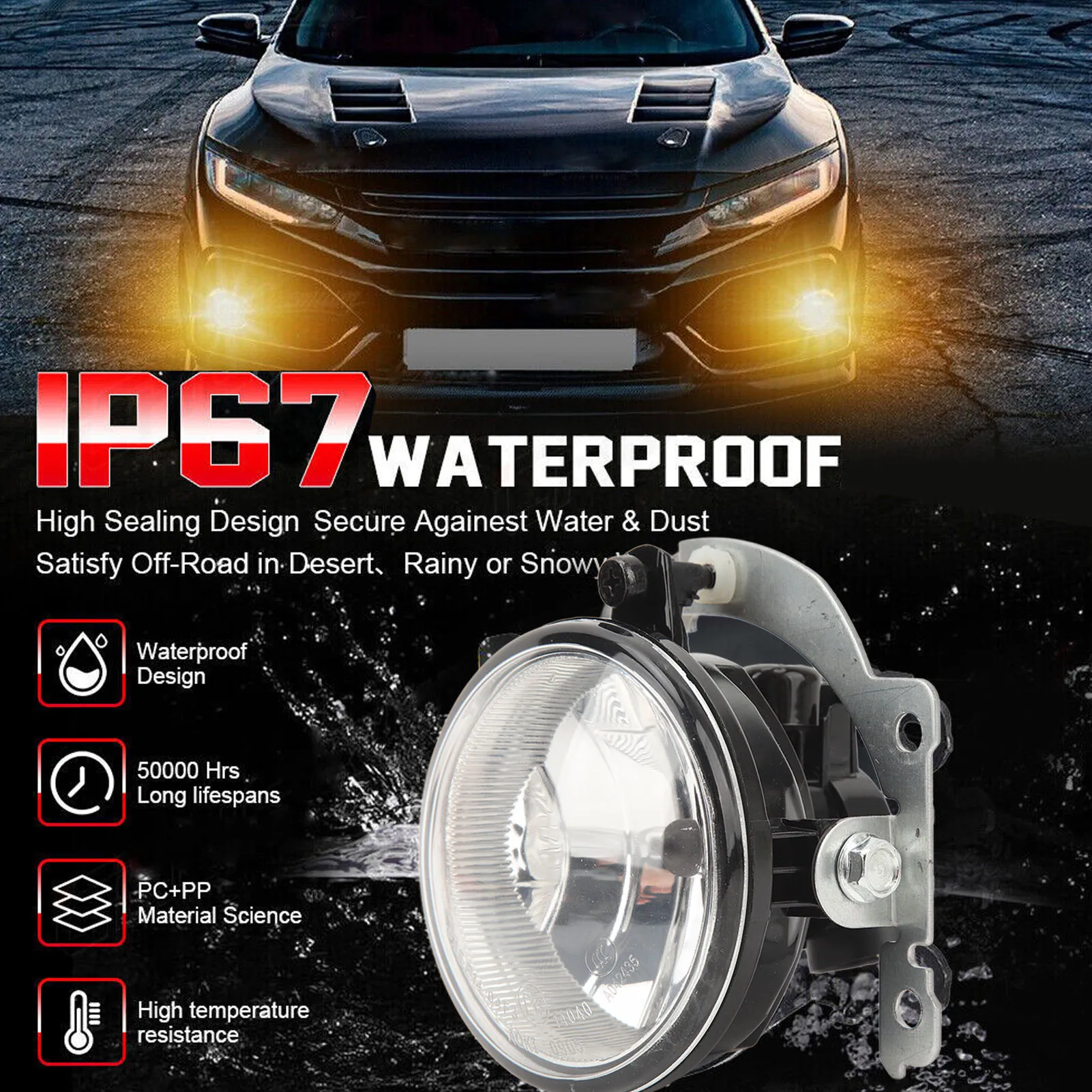 Передняя противотуманная фара, прямая замена прозрачных линз 8321A669, левая или правая противотуманная фара высокой яркости в сборе для Outlander 2016-2019 гг.
Передняя противотуманная фара, прямая замена прозрачных линз 8321A669, левая или правая противотуманная фара высокой яркости в сборе для Outlander 2016-2019 гг.