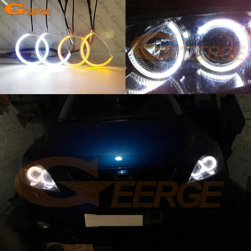 Для Mazda 3 Mazda3 BK 2003 2004 2005 2006 2007 2008 ультра яркий SMD светодиодный комплект ангельских глаз кольца Halo
Для Mazda 3 Mazda3 BK 2003 2004 2005 2006 2007 2008 ультра яркий SMD светодиодный комплект ангельских глаз кольца Halo