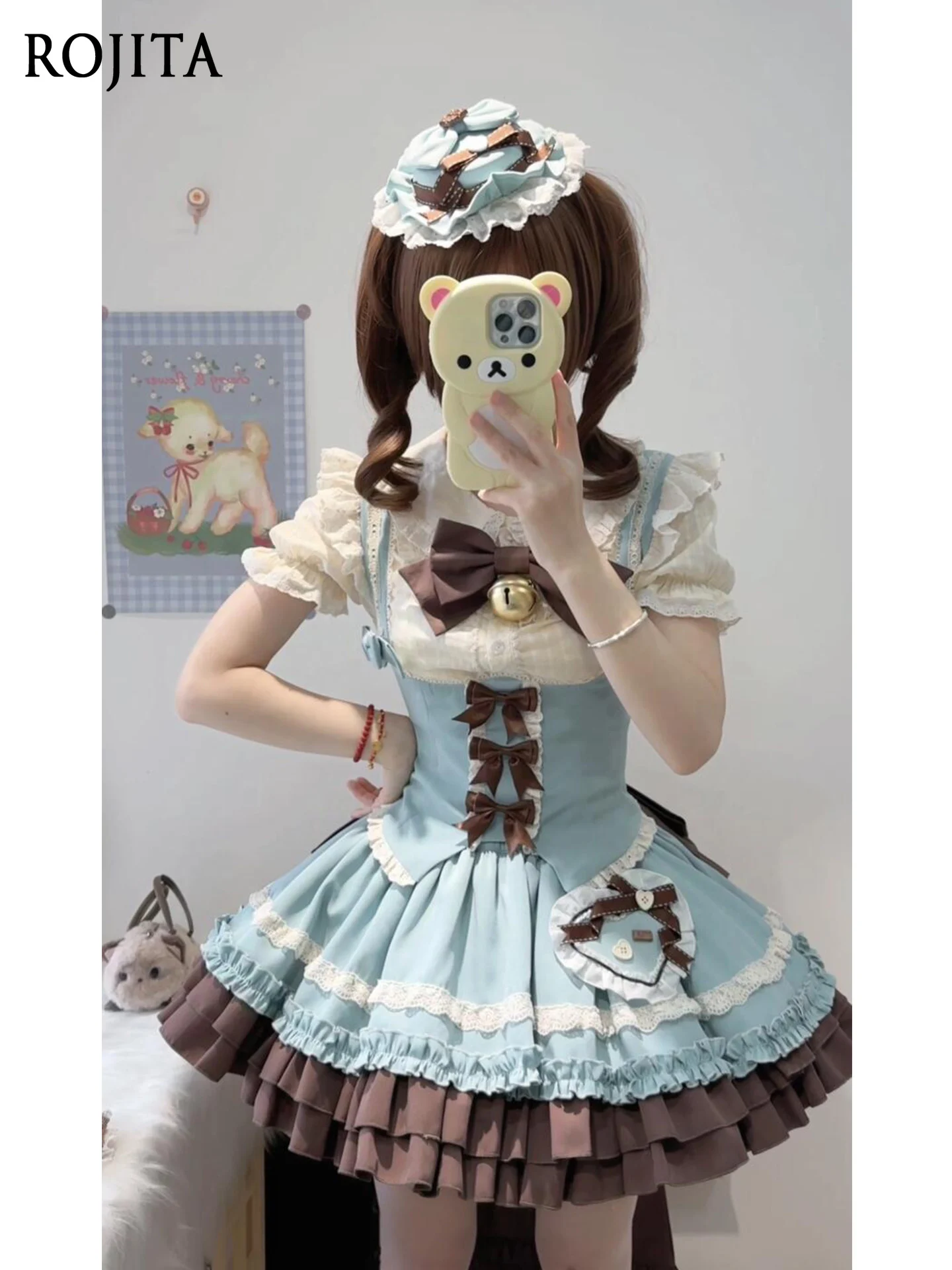 Elegant Lolita Short Skirt Lolita Tail Cute Sweet Girl Daily Wear Halloween Women's Sets Vest and Skirt + Shirt + Bow + Tail
Elegant Lolita Short Skirt Lolita Tail Cute Sweet Girl Daily Wear Halloween Women's Sets Vest and Skirt + Shirt + Bow + Tail