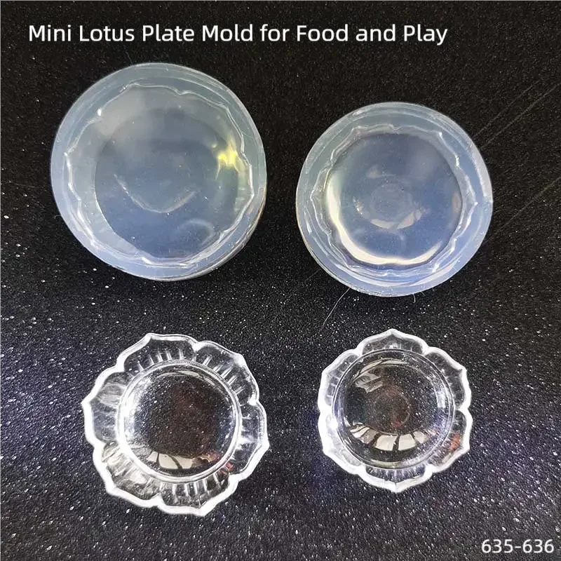 DIY Handcraft Mini Lotus shaped plate Epoxy Resin Mold Food Play Miniature Pinching Mould Epoxy Resin Mold UV Resin Moldse
DIY Handcraft Mini Lotus shaped plate Epoxy Resin Mold Food Play Miniature Pinching Mould Epoxy Resin Mold UV Resin Moldse