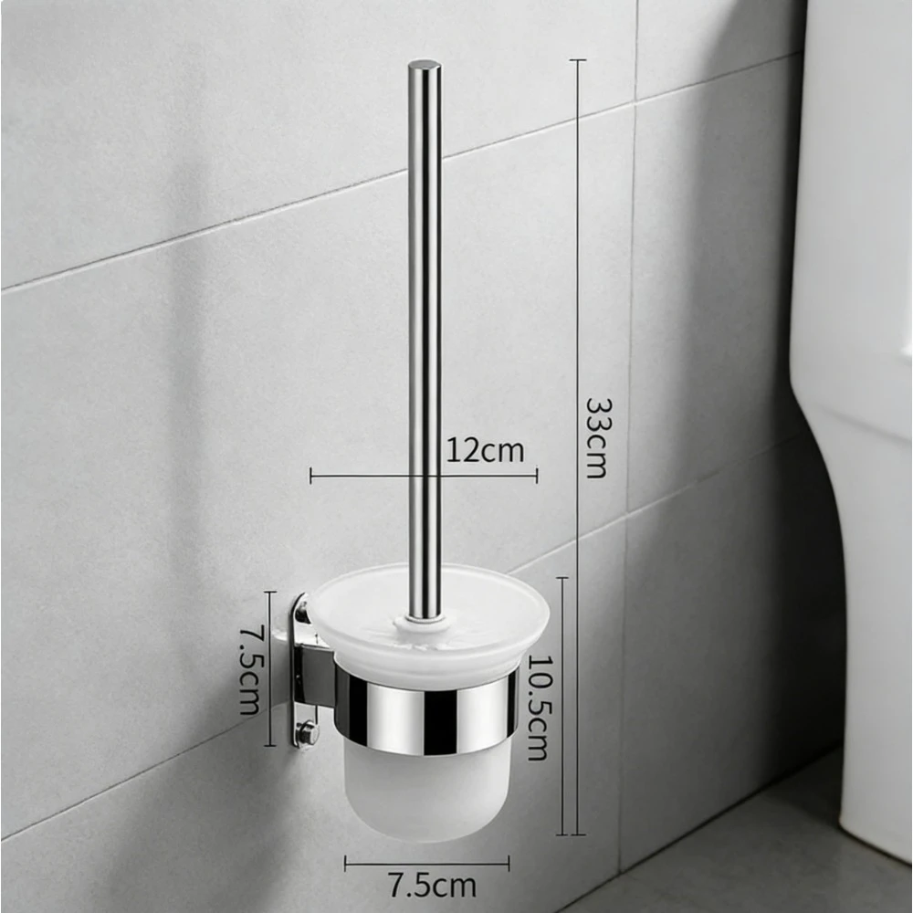 Держатель для туалетного ершика из нержавеющей стали 304, настенный стеклянный набор для чистки унитаза, подставка для уборки в ванной
Держатель для туалетного ершика из нержавеющей стали 304, настенный стеклянный набор для чистки унитаза, подставка для уборки в ванной