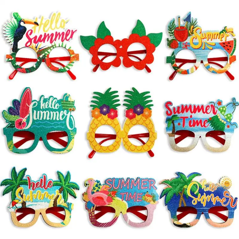 Tropical Party Eye Glasses 9 Pair Hawaiian Party Glasses Fancy Dress Props Fun Kids Party Favors For Kids & Adults Pool Photo
Tropical Party Eye Glasses 9 Pair Hawaiian Party Glasses Fancy Dress Props Fun Kids Party Favors For Kids & Adults Pool Photo