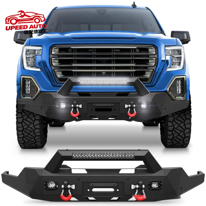 Suitable for Ulon New Product Front 2019-2022 GMC Sierra 1500, Sensor Holes & D-Rings, Textured Black Bumper
Suitable for Ulon New Product Front 2019-2022 GMC Sierra 1500, Sensor Holes & D-Rings, Textured Black Bumper
