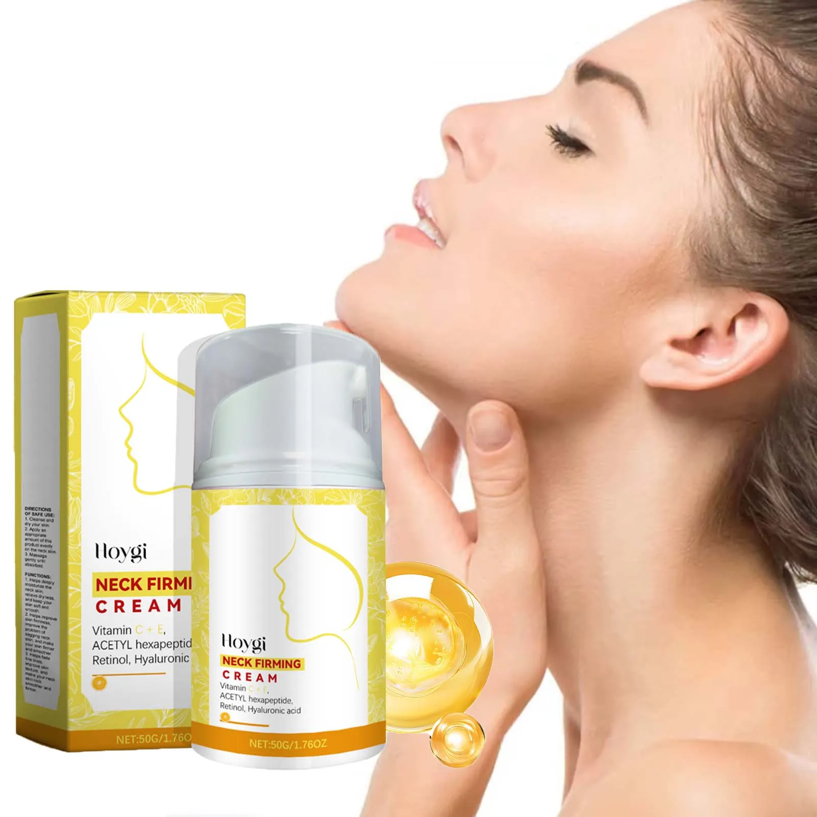 Retinol Neck Cream Fade Fine Lines Eliminating Double Chin Firming Neck Skin Rejuvenation Lifting Massage Nourishing Neck Care
Retinol Neck Cream Fade Fine Lines Eliminating Double Chin Firming Neck Skin Rejuvenation Lifting Massage Nourishing Neck Care