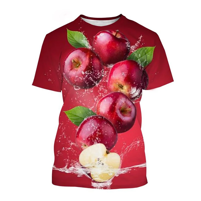 Apple Fruit 3D Print T-Shirts Men Women Summer Fashion Casual Short Sleeve T Shirt Oversized Harajuku Y2k Tops Tees Kid Clothing
Apple Fruit 3D Print T-Shirts Men Women Summer Fashion Casual Short Sleeve T Shirt Oversized Harajuku Y2k Tops Tees Kid Clothing