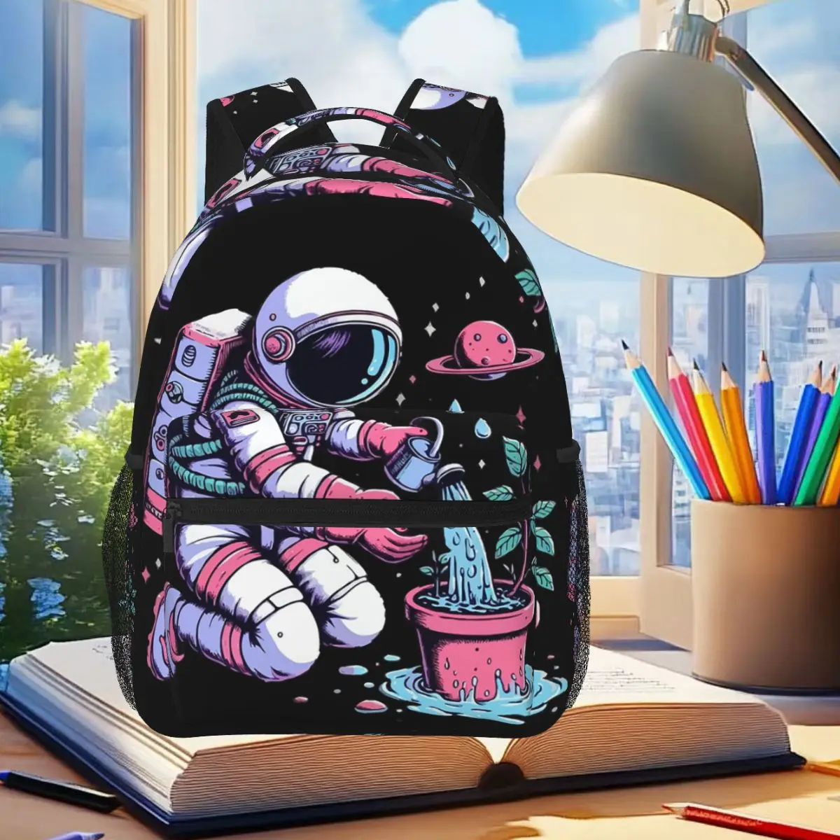 Space Gardening Student Backpack School Bag Hiking Travel Daypack for Boys Girls Fashion Bookbag Shoulder Bags
Space Gardening Student Backpack School Bag Hiking Travel Daypack for Boys Girls Fashion Bookbag Shoulder Bags