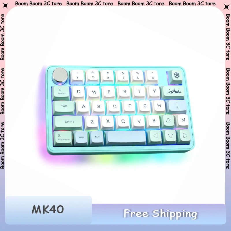 MK40 38Key Mechical Keyboard Wired Knob Macro Programming Left-Hand Mechanical Keyboard One-Hand Customizable Gaming Keyboard
MK40 38Key Mechical Keyboard Wired Knob Macro Programming Left-Hand Mechanical Keyboard One-Hand Customizable Gaming Keyboard