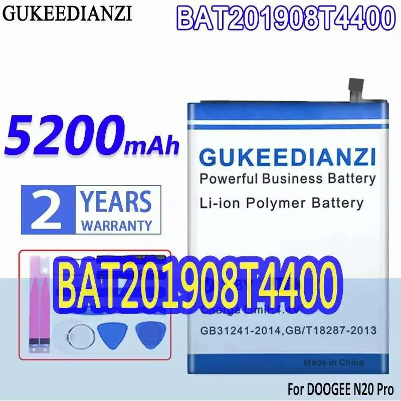 BAT201908T4400 для Doogee N20 Pro N20Pro, стабильный, долговечный аккумулятор для мобильного телефона, 5200 мАч
BAT201908T4400 для Doogee N20 Pro N20Pro, стабильный, долговечный аккумулятор для мобильного телефона, 5200 мАч