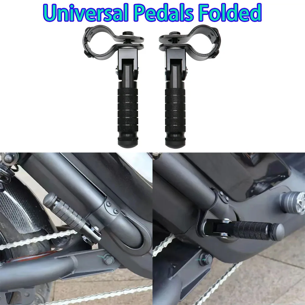 CNC Aluminum Foldable Motorcycle Pedals Folded Footrest Footpeg For Yamaha Honda Kawasaki Motorbike Mopeds Scooters Bicycle
CNC Aluminum Foldable Motorcycle Pedals Folded Footrest Footpeg For Yamaha Honda Kawasaki Motorbike Mopeds Scooters Bicycle
