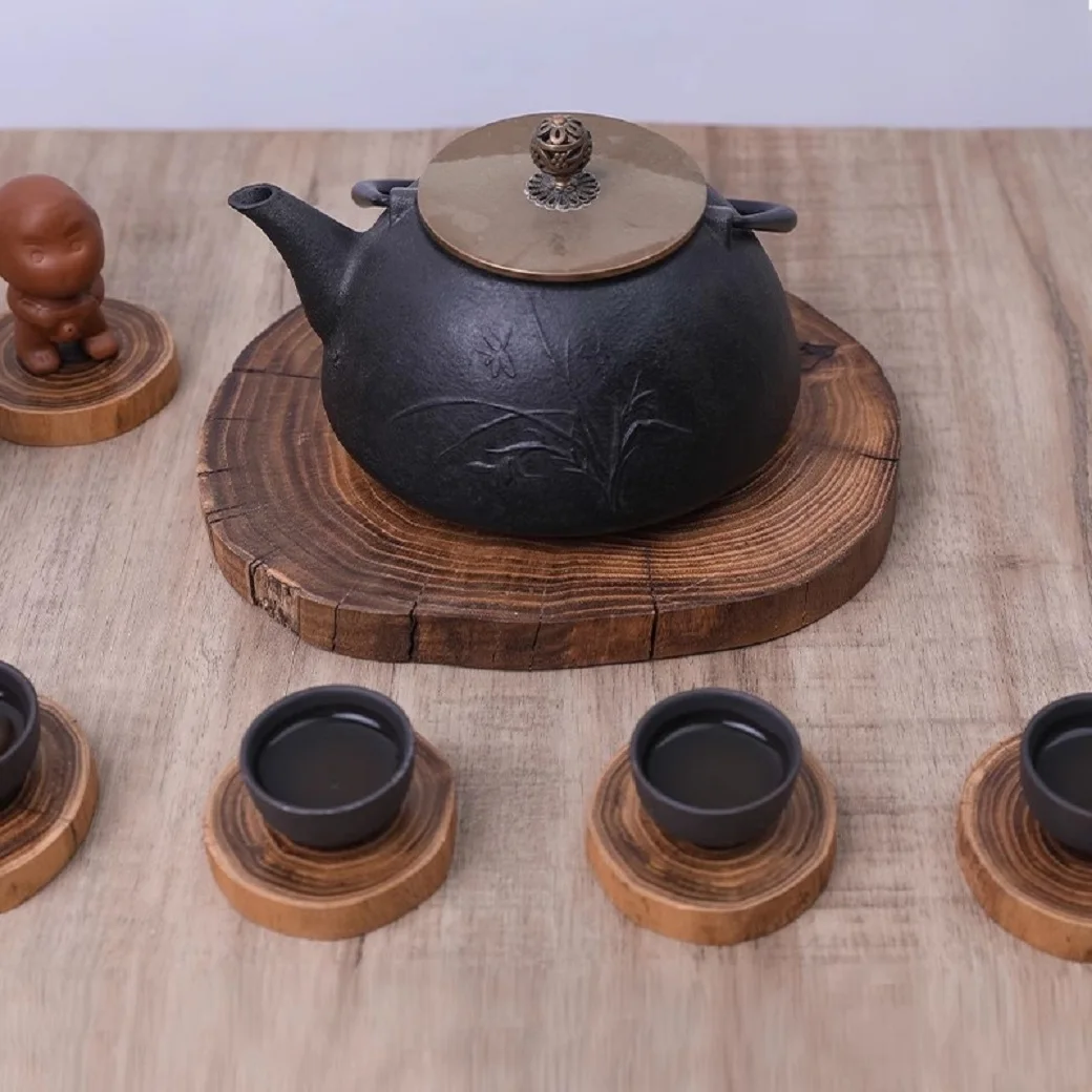 【 Huai wood chips 】 Wooden insulated tea mat, solid wood circular Kung Fu tea tray, tea cup holder, teapot cushion
【 Huai wood chips 】 Wooden insulated tea mat, solid wood circular Kung Fu tea tray, tea cup holder, teapot cushion