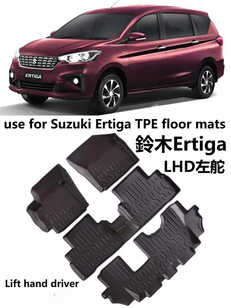 3D TPE автомобильные коврики для LHD Suzuki Ertiga 2018-2024, резиновый водонепроницаемый ковер, большой объемный вождение
3D TPE автомобильные коврики для LHD Suzuki Ertiga 2018-2024, резиновый водонепроницаемый ковер, большой объемный вождение