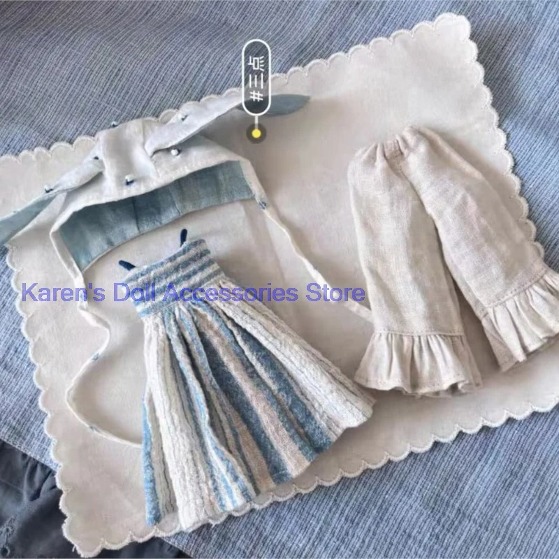 2026 новая юбка в стиле каваи с кроличьими ушками в синюю полоску для Blythe/landoudou (подходит для Lulu,ymy24,Ob22,24,26,zone, Jenny)
2026 новая юбка в стиле каваи с кроличьими ушками в синюю полоску для Blythe/landoudou (подходит для Lulu,ymy24,Ob22,24,26,zone, Jenny)