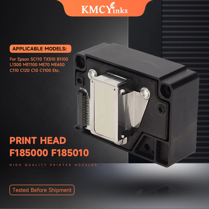 F185000 Printhead Print Head for Epson ME1100 ME70 ME650 C110 C120 C10 C1100 T30 T33 T110 T1100 T1110 SC110 TX510 B1100 L1300
F185000 Printhead Print Head for Epson ME1100 ME70 ME650 C110 C120 C10 C1100 T30 T33 T110 T1100 T1110 SC110 TX510 B1100 L1300