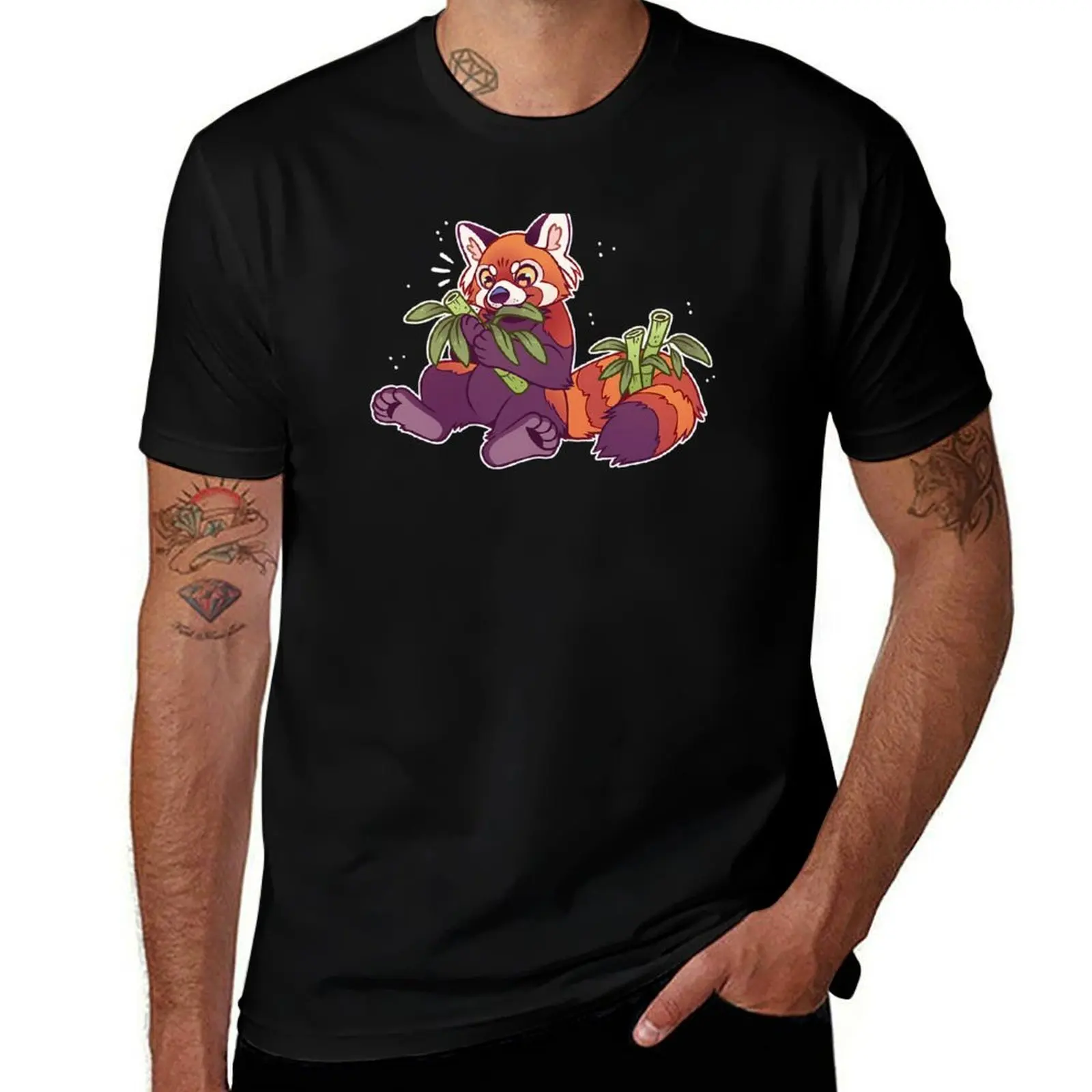 Red Panda loves bamboo T-Shirt Breathable Mesh Panel T-Shirt
Red Panda loves bamboo T-Shirt Breathable Mesh Panel T-Shirt