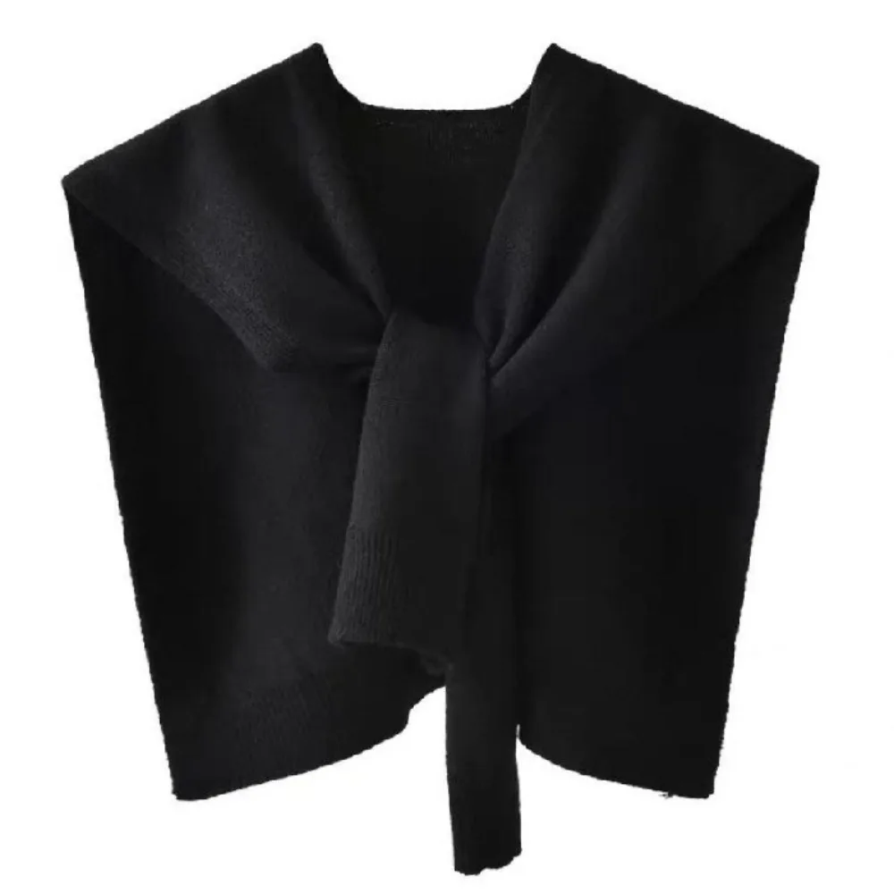 Simple Blouse Shoulders Knitted Shawl Solid Color Cloak Fake Collar Wraps Korean Style Knit Scarf Women
Simple Blouse Shoulders Knitted Shawl Solid Color Cloak Fake Collar Wraps Korean Style Knit Scarf Women