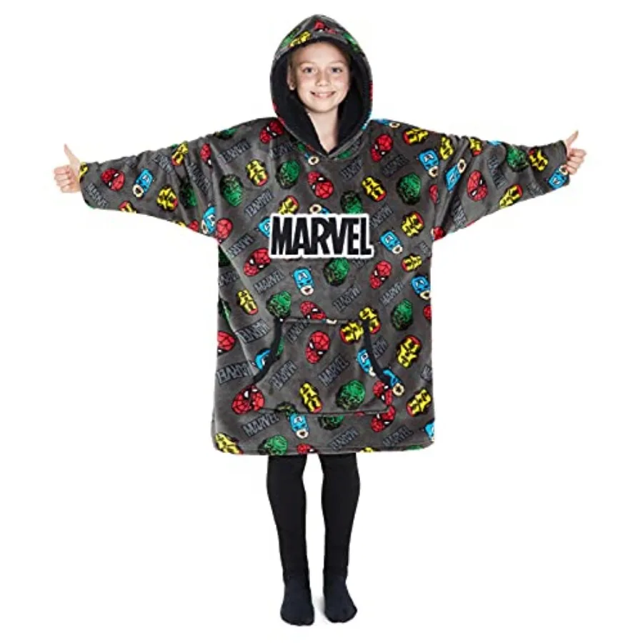 Avengers Wearable Blanket Hoodie Gifts for Boys Girls, Teens Fleece Blanket with Sherpa Hood Loungewear
Avengers Wearable Blanket Hoodie Gifts for Boys Girls, Teens Fleece Blanket with Sherpa Hood Loungewear