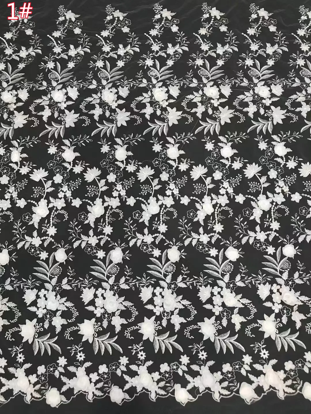 2023 exquisite cute 3D three-dimensional flower tulle lace collection, fashion white wedding dress fabric / 5yards
2023 exquisite cute 3D three-dimensional flower tulle lace collection, fashion white wedding dress fabric / 5yards