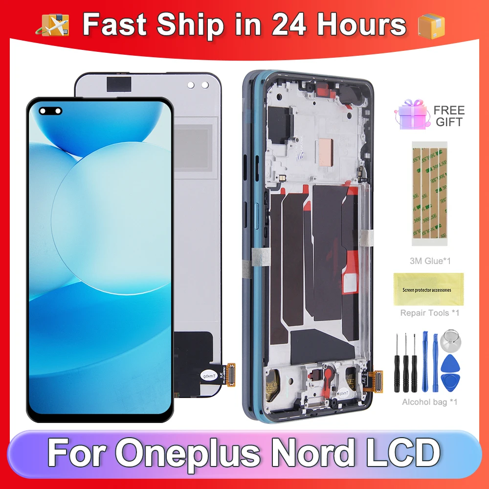 Tested For 1+Nord 5G 6.44 For OnePlus Nord 5G AC2001 AC2003 LCD Display Touch Screen Digitizer Assembly Replacement
Tested For 1+Nord 5G 6.44 For OnePlus Nord 5G AC2001 AC2003 LCD Display Touch Screen Digitizer Assembly Replacement