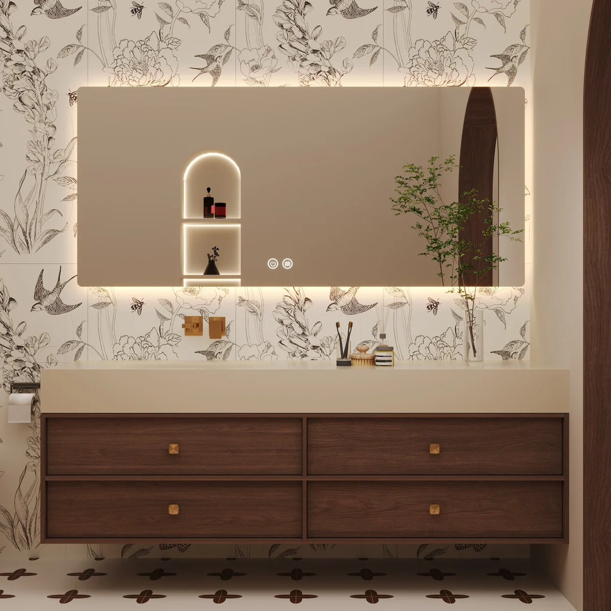 Medieval style rock slab hot bending seamless integrated basin bathroom cabinet combination bathroom washstand hand washbasin cu
Medieval style rock slab hot bending seamless integrated basin bathroom cabinet combination bathroom washstand hand washbasin cu