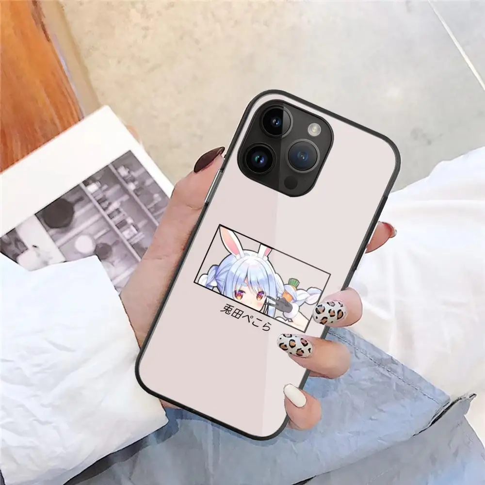 Usada Pekora Phone Case For iPhone 15 Pro Max14 13 12 Mini 11 XR XS 8 7 Plus Black Art Glass Cases
Usada Pekora Phone Case For iPhone 15 Pro Max14 13 12 Mini 11 XR XS 8 7 Plus Black Art Glass Cases