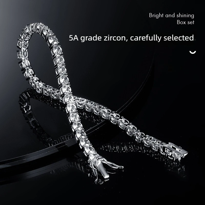3mm 925 Sterling Silver Bracelet Zircom For Women men Lovely Flower Chain Fashion Wedding Party Cute Lady Nice Jewelry
3mm 925 Sterling Silver Bracelet Zircom For Women men Lovely Flower Chain Fashion Wedding Party Cute Lady Nice Jewelry