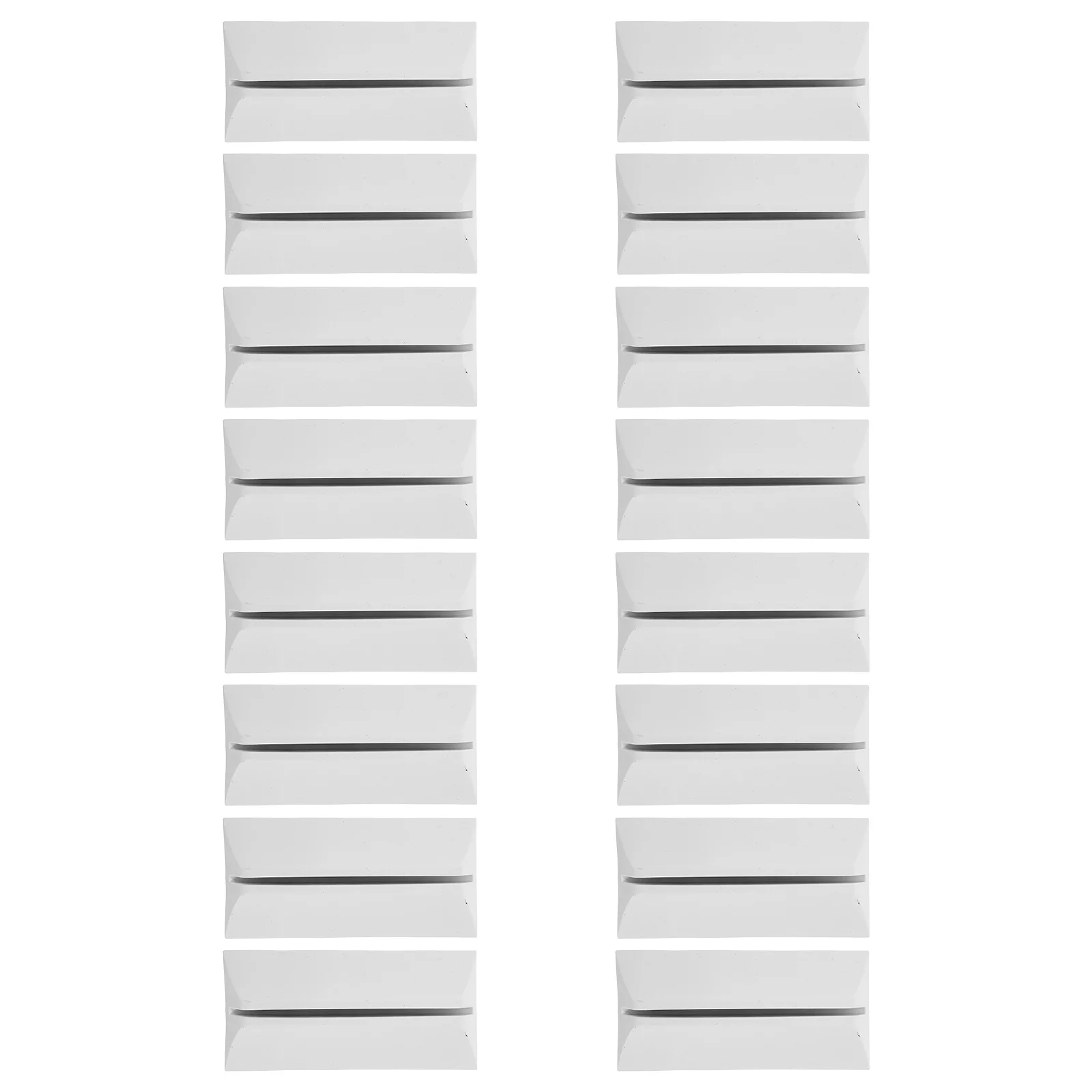 16Pcs Adjustable Desk Partition Bracket Clip Plastic White Nodrill Installation Privacy Panel Support Base Workstation Desktop 
16Pcs Adjustable Desk Partition Bracket Clip Plastic White Nodrill Installation Privacy Panel Support Base Workstation Desktop