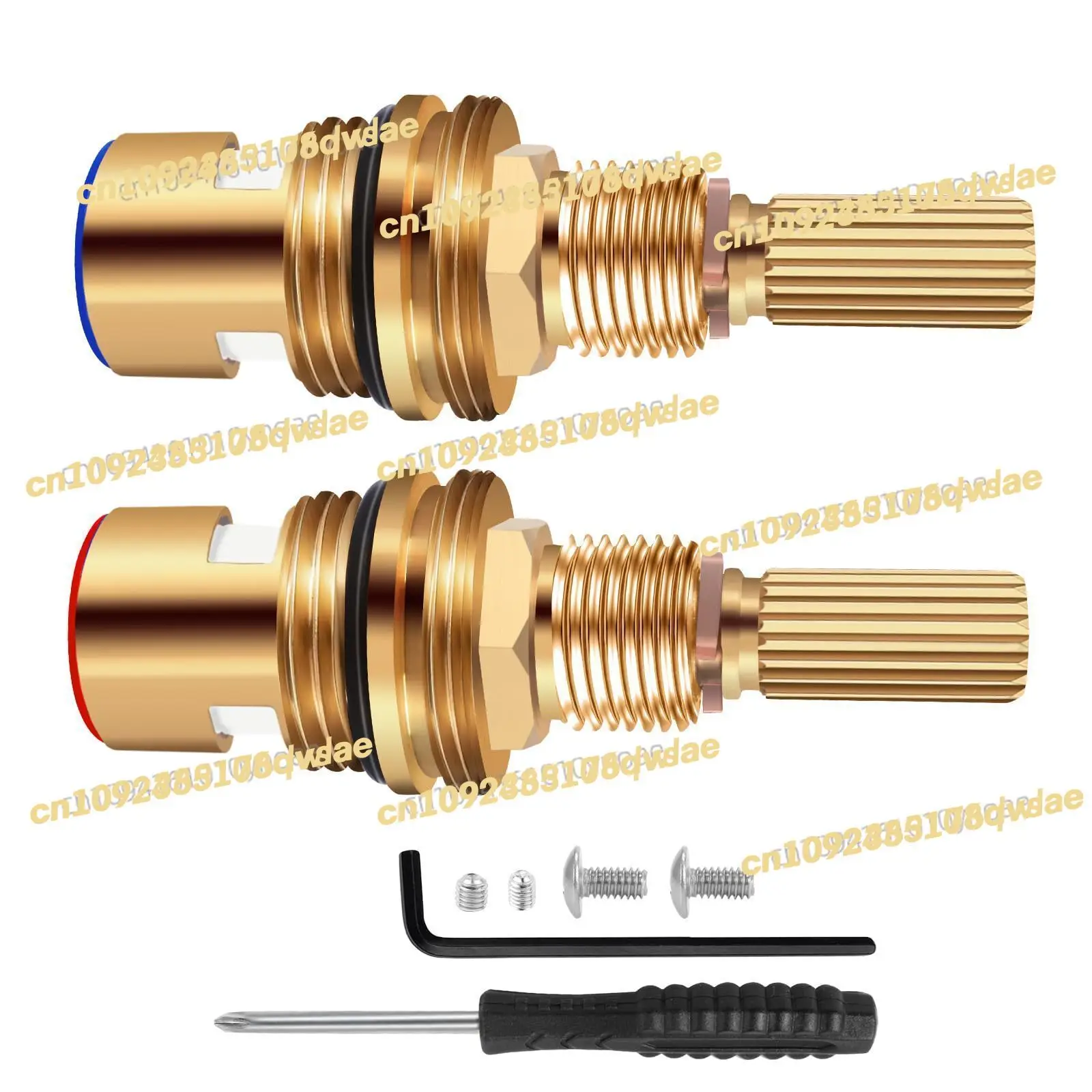 Brass 1-001 and Brass 1-002 Ceramic Manifolds, Replacement Hot Wide Spool and Cold Wide Valve
Brass 1-001 and Brass 1-002 Ceramic Manifolds, Replacement Hot Wide Spool and Cold Wide Valve