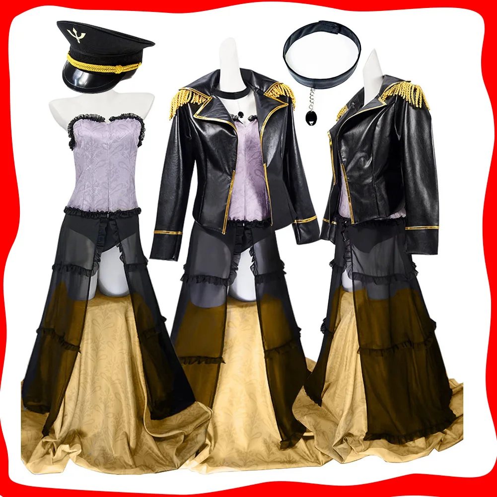 Anime Dress-Up Shion Nikaido Cosplay Costume Women Fantasia Dress Coat Hat Gloves Necklace Outfits Halloween Carnival Party Suit
Anime Dress-Up Shion Nikaido Cosplay Costume Women Fantasia Dress Coat Hat Gloves Necklace Outfits Halloween Carnival Party Suit