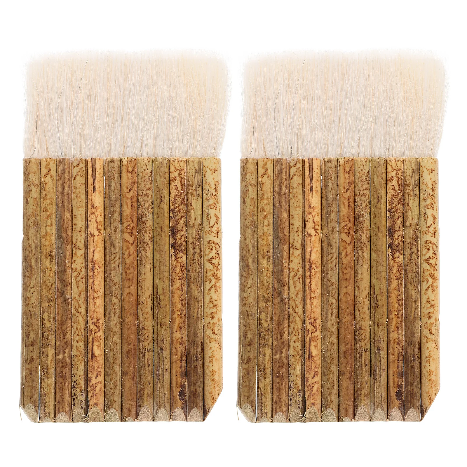 2Pcs Soft Hair Hake Brushes with Bamboo Handle for Watercolor Painting Calligraphy Sketching Craft Gluing Pottery Oil Acrylic
2Pcs Soft Hair Hake Brushes with Bamboo Handle for Watercolor Painting Calligraphy Sketching Craft Gluing Pottery Oil Acrylic