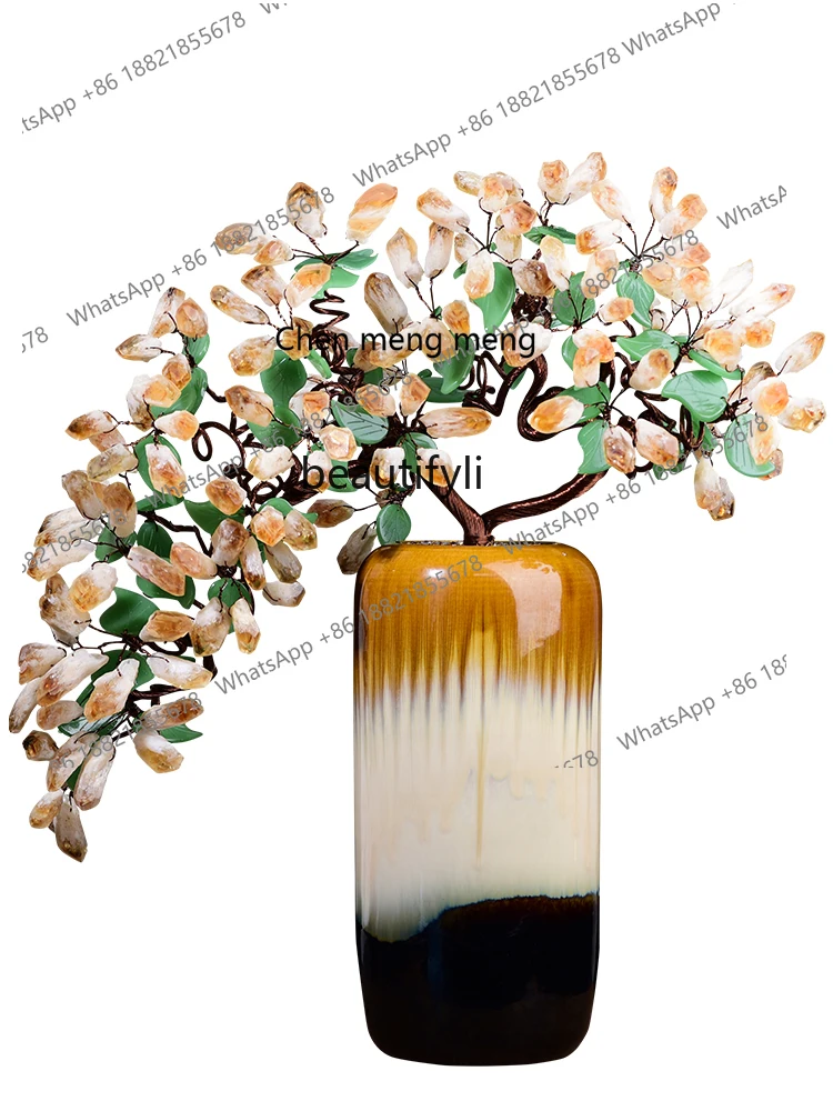 Modern Crystal Rich Tree Decoration Lucky Money Tree Housewarming Living Room Decoration High-End Gifts
Modern Crystal Rich Tree Decoration Lucky Money Tree Housewarming Living Room Decoration High-End Gifts