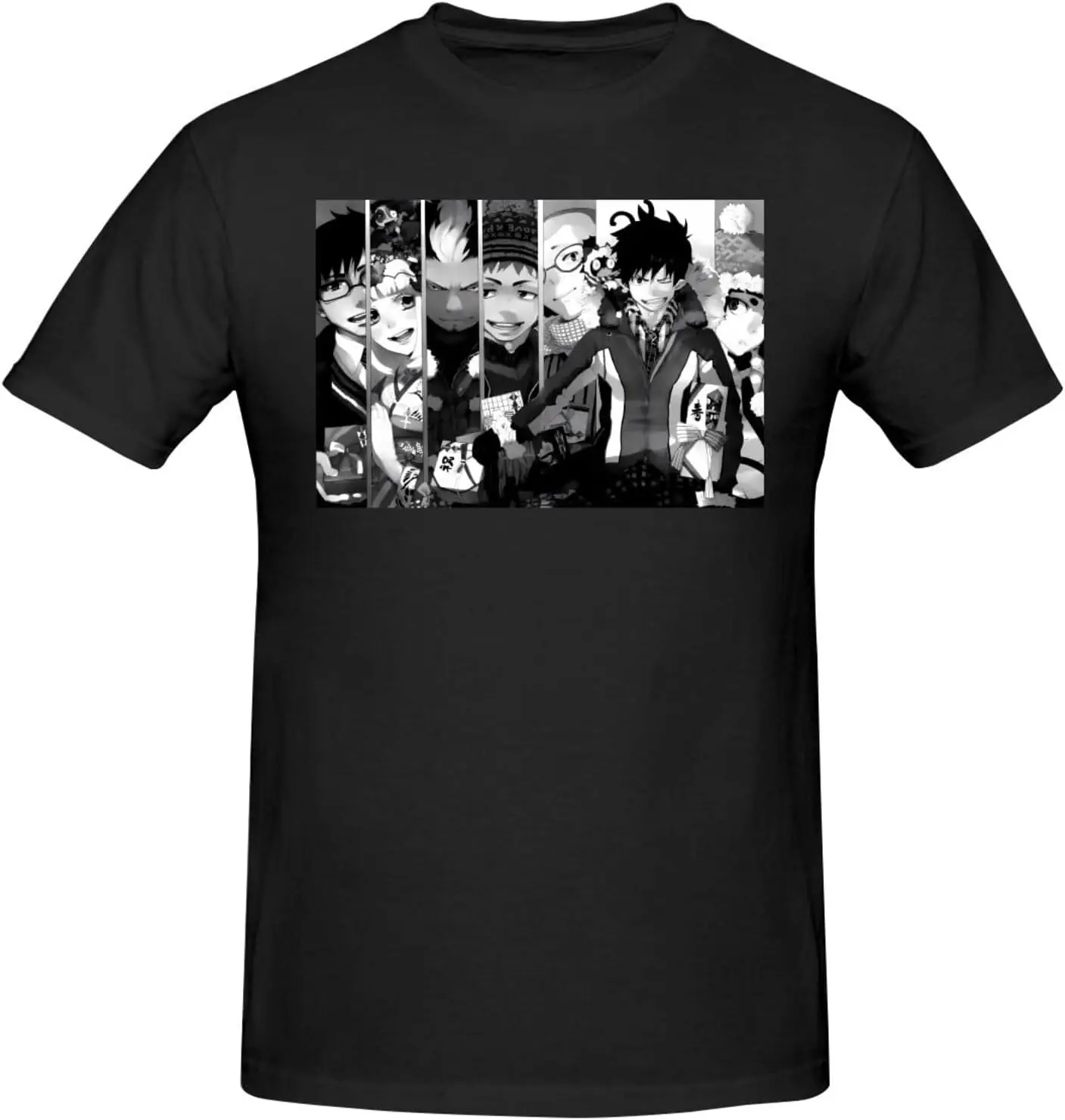 Blue Anime Exorcist Shirt Men's Crew Neck Short Sleeve T Shirt Fashion Personalised Tops Black
Blue Anime Exorcist Shirt Men's Crew Neck Short Sleeve T Shirt Fashion Personalised Tops Black