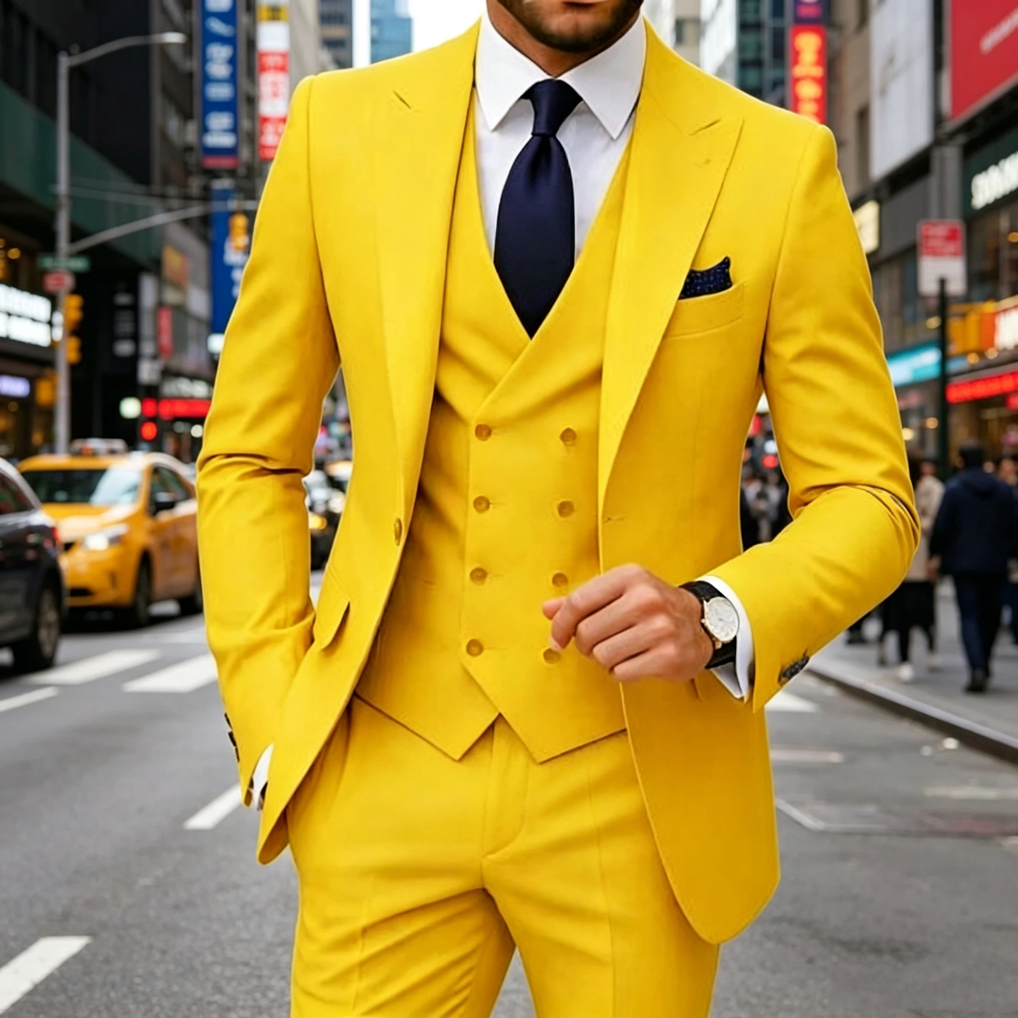High-End Slim Fit 3 Pcs Set Formal Wedding Suits for Men Casual Business Groom Tuxedos with Jacket Vest Pants for Party Prom
High-End Slim Fit 3 Pcs Set Formal Wedding Suits for Men Casual Business Groom Tuxedos with Jacket Vest Pants for Party Prom