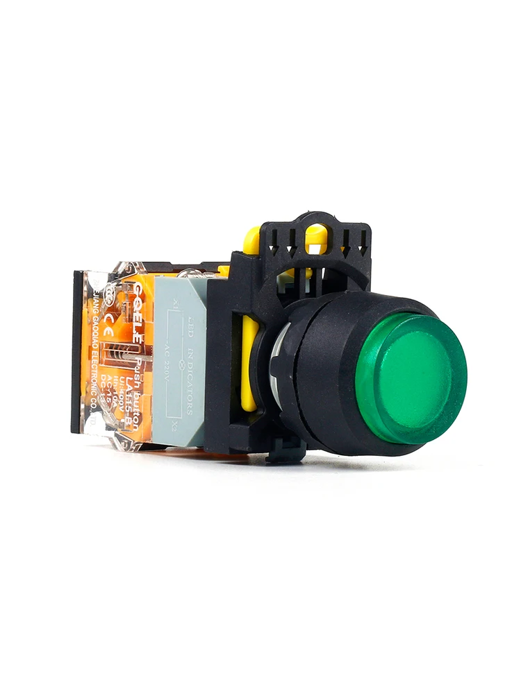 Push button switch Extended button LED Latching Waterproof IP65 1NO 1NC 1N0+1NC 2NO 2NC LA115-B1-11HD-G31
Push button switch Extended button LED Latching Waterproof IP65 1NO 1NC 1N0+1NC 2NO 2NC LA115-B1-11HD-G31