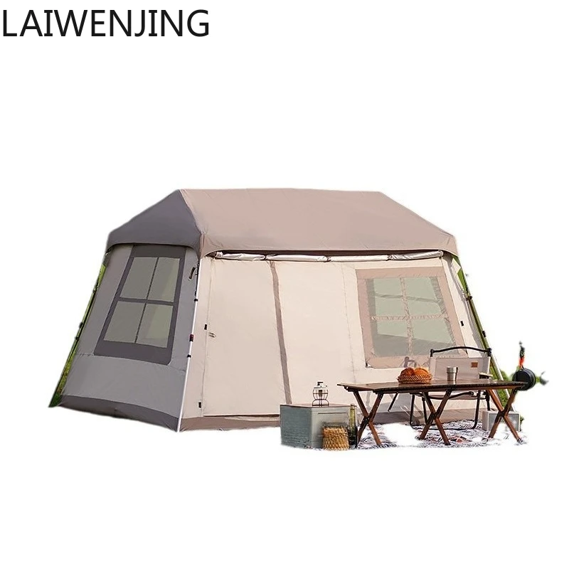 HLZ automatic tent, aluminum pole quick open, full rain and sun protection, retro hut camping tent
HLZ automatic tent, aluminum pole quick open, full rain and sun protection, retro hut camping tent