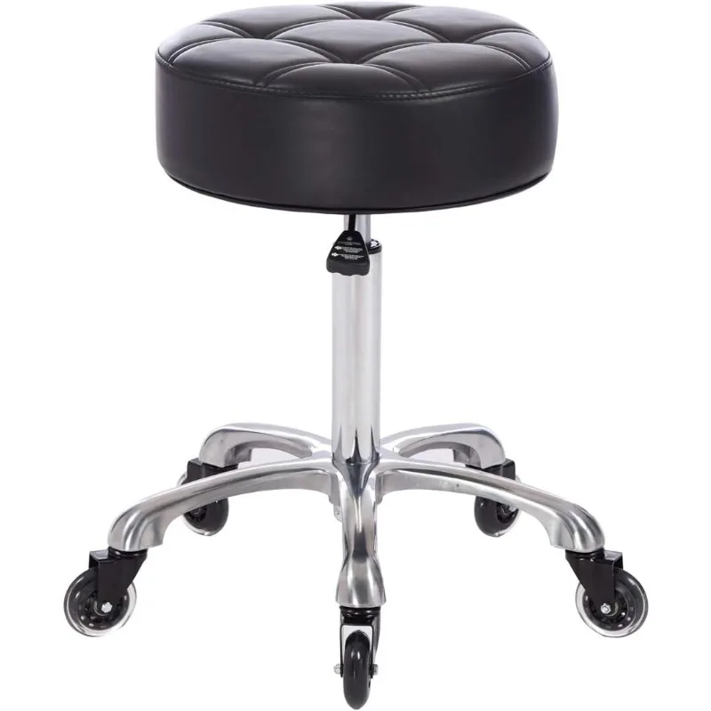 Wider Round Seat- Height Adjustable Heavy-Duty Chair with Wheels for Salon Esthetician and Home Office Use
Wider Round Seat- Height Adjustable Heavy-Duty Chair with Wheels for Salon Esthetician and Home Office Use