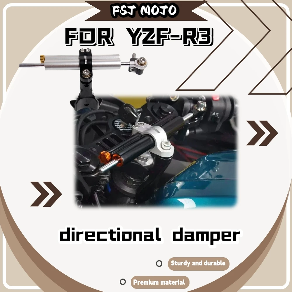 For YZF-R3 CNC Hardened Aluminum Damper Support Reduce Steering Vibration On Bumpy Mountain Curve Roads
For YZF-R3 CNC Hardened Aluminum Damper Support Reduce Steering Vibration On Bumpy Mountain Curve Roads