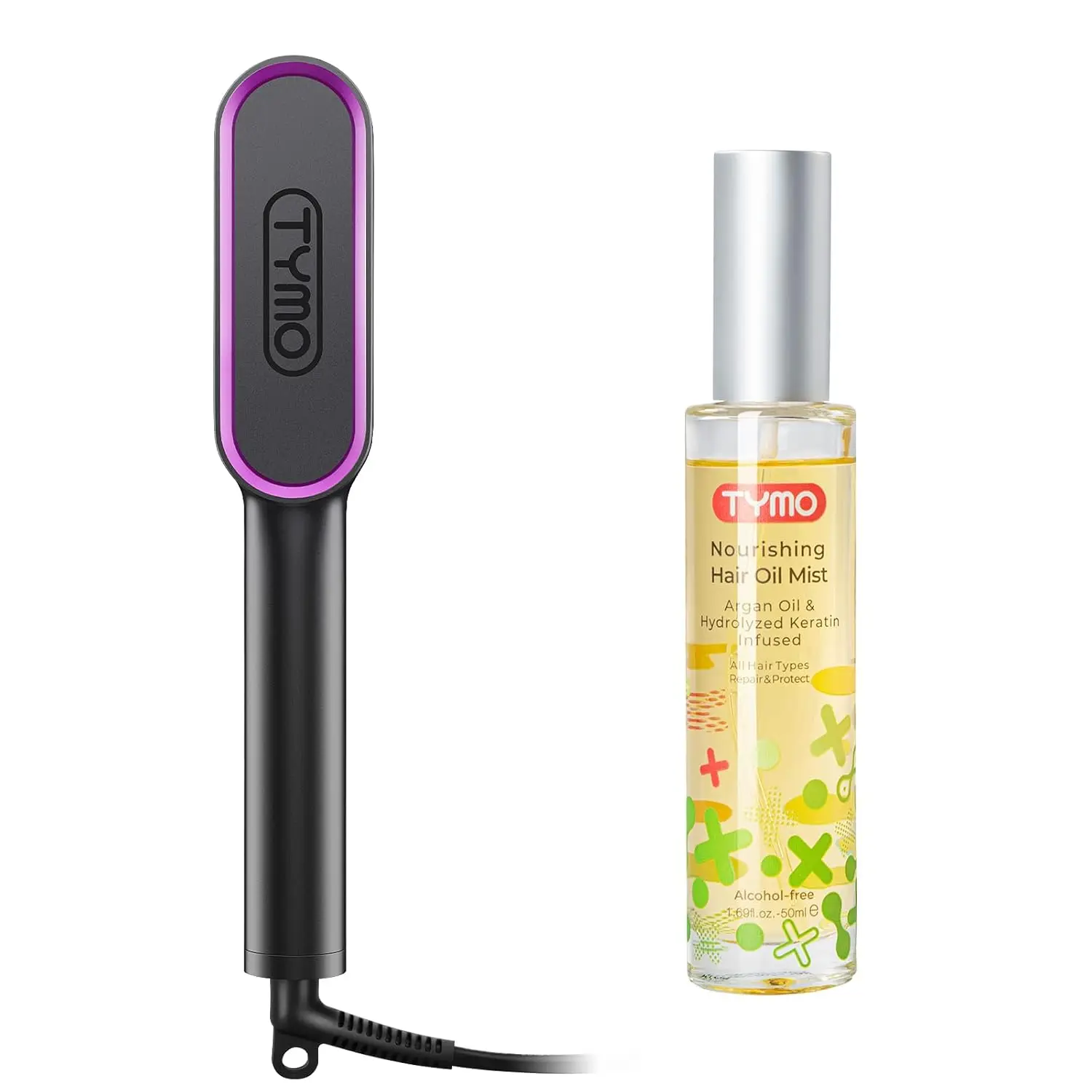 2-in-1 Straightening Brush & Hair Oil Spray: Smooth Frizz-Free Styles in One Pass
2-in-1 Straightening Brush & Hair Oil Spray: Smooth Frizz-Free Styles in One Pass
