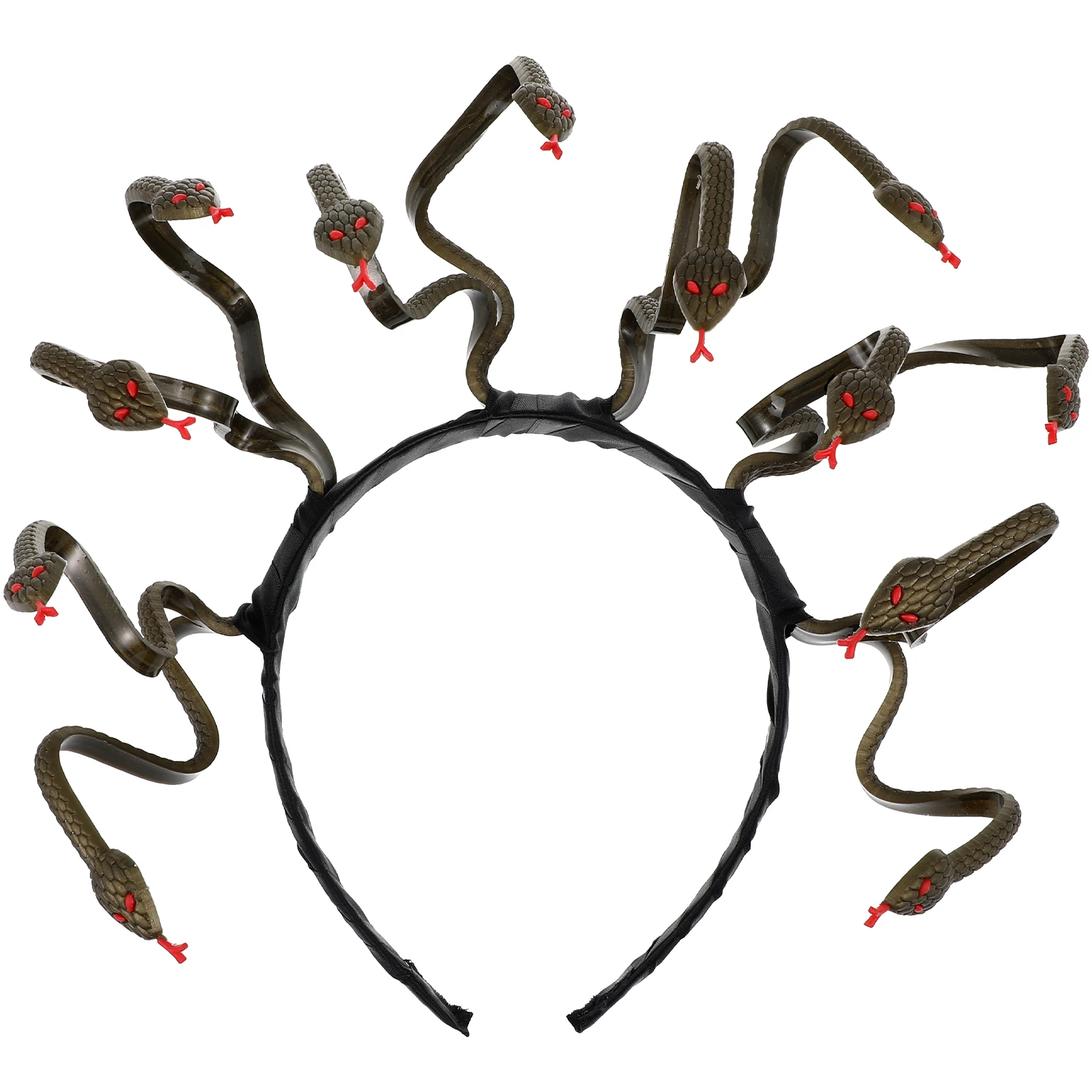 Snake Headband Women Medusa Costume PVC Plastic Halloween Party Accessory Fancy Dress Cosplay Prop One Size Fits Most Adult
Snake Headband Women Medusa Costume PVC Plastic Halloween Party Accessory Fancy Dress Cosplay Prop One Size Fits Most Adult