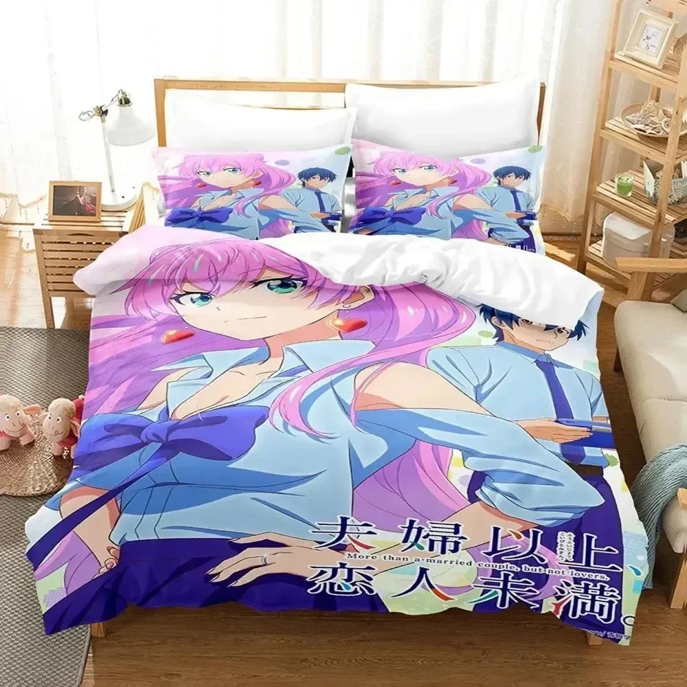 Anime More Than a Married Couple, But Not Lovers Bedding Set Duvet Cover Sheet Printed Bed Set Pillowcase Bed Comforter Bedroom 
Anime More Than a Married Couple, But Not Lovers Bedding Set Duvet Cover Sheet Printed Bed Set Pillowcase Bed Comforter Bedroom