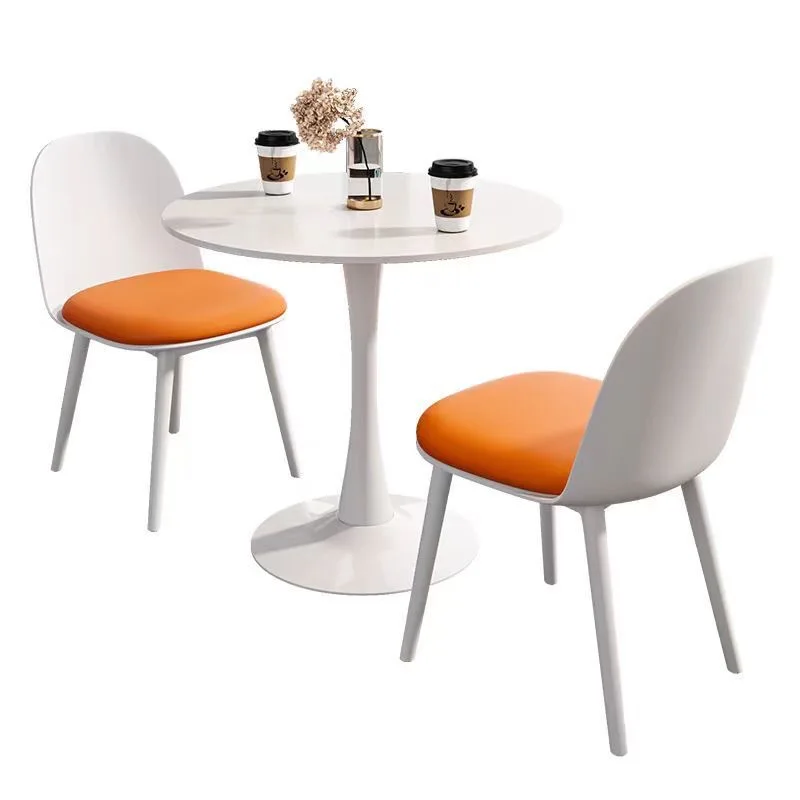 Cream style French round table, small household rock slab table and chair combination
Cream style French round table, small household rock slab table and chair combination