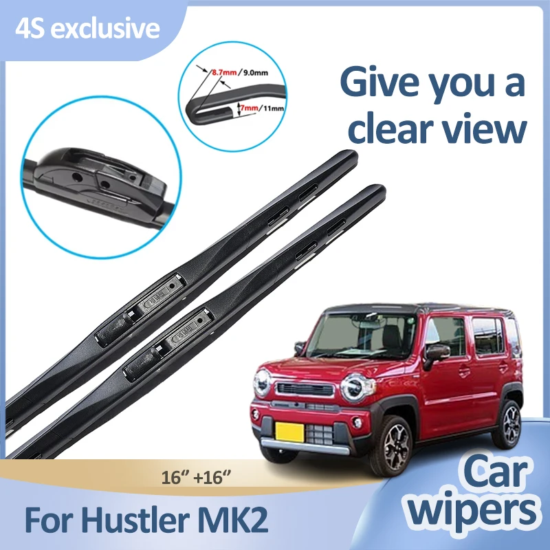 Car Wiper Blades For Suzuki Hustler Mazda Flair MR52S MR92S MK2 2020 2021 2022 2023 2024 Windshield Front Wiper Car Accessories
Car Wiper Blades For Suzuki Hustler Mazda Flair MR52S MR92S MK2 2020 2021 2022 2023 2024 Windshield Front Wiper Car Accessories